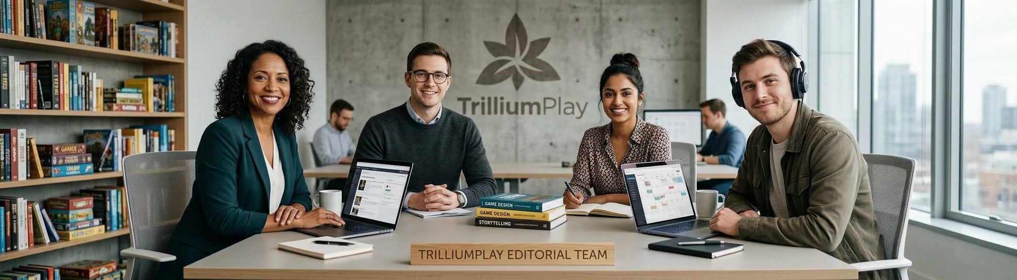 The TrilliumPlay editorial team at work
